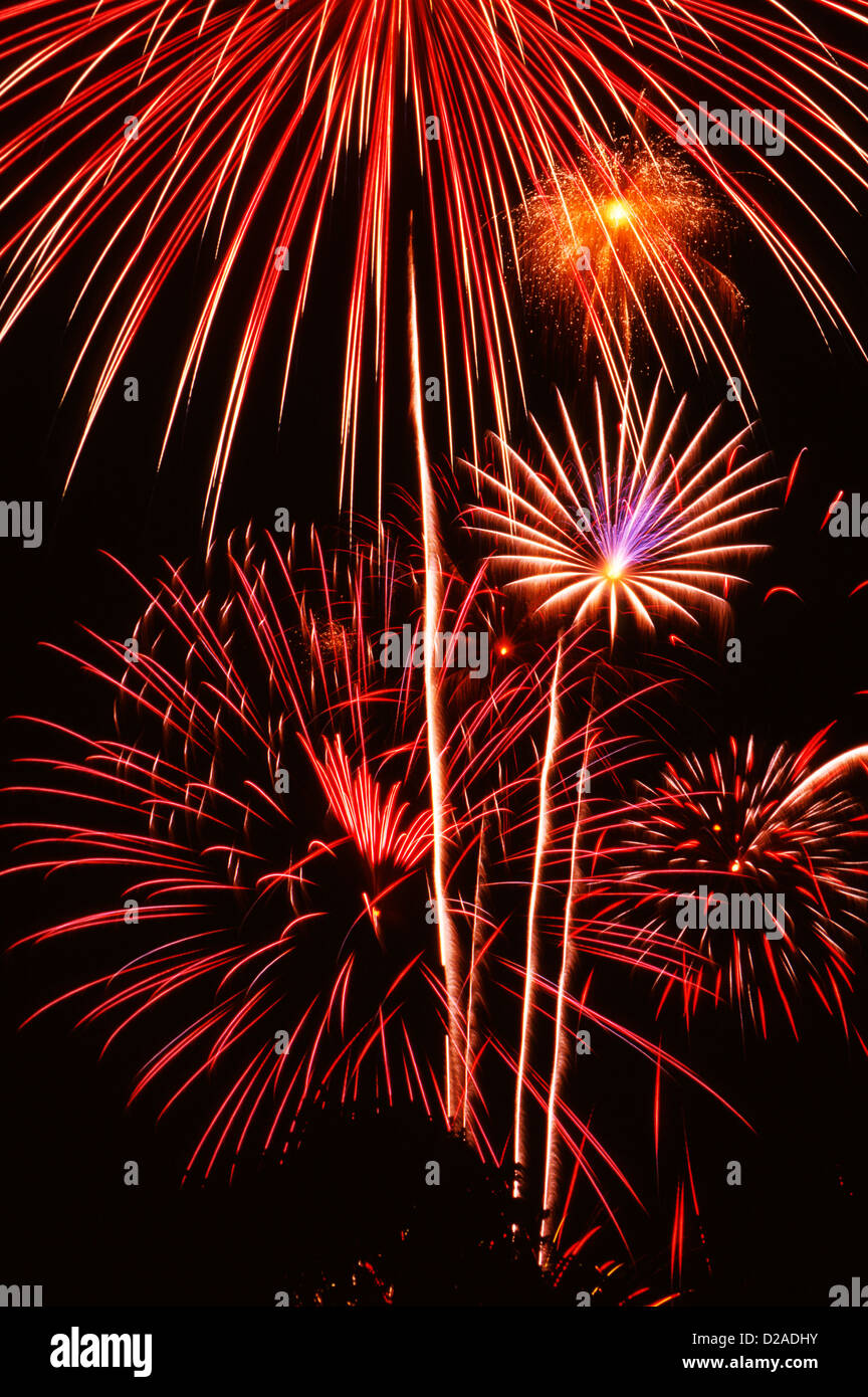 Virginia, Alexandria. Fireworks Stock Photo Alamy