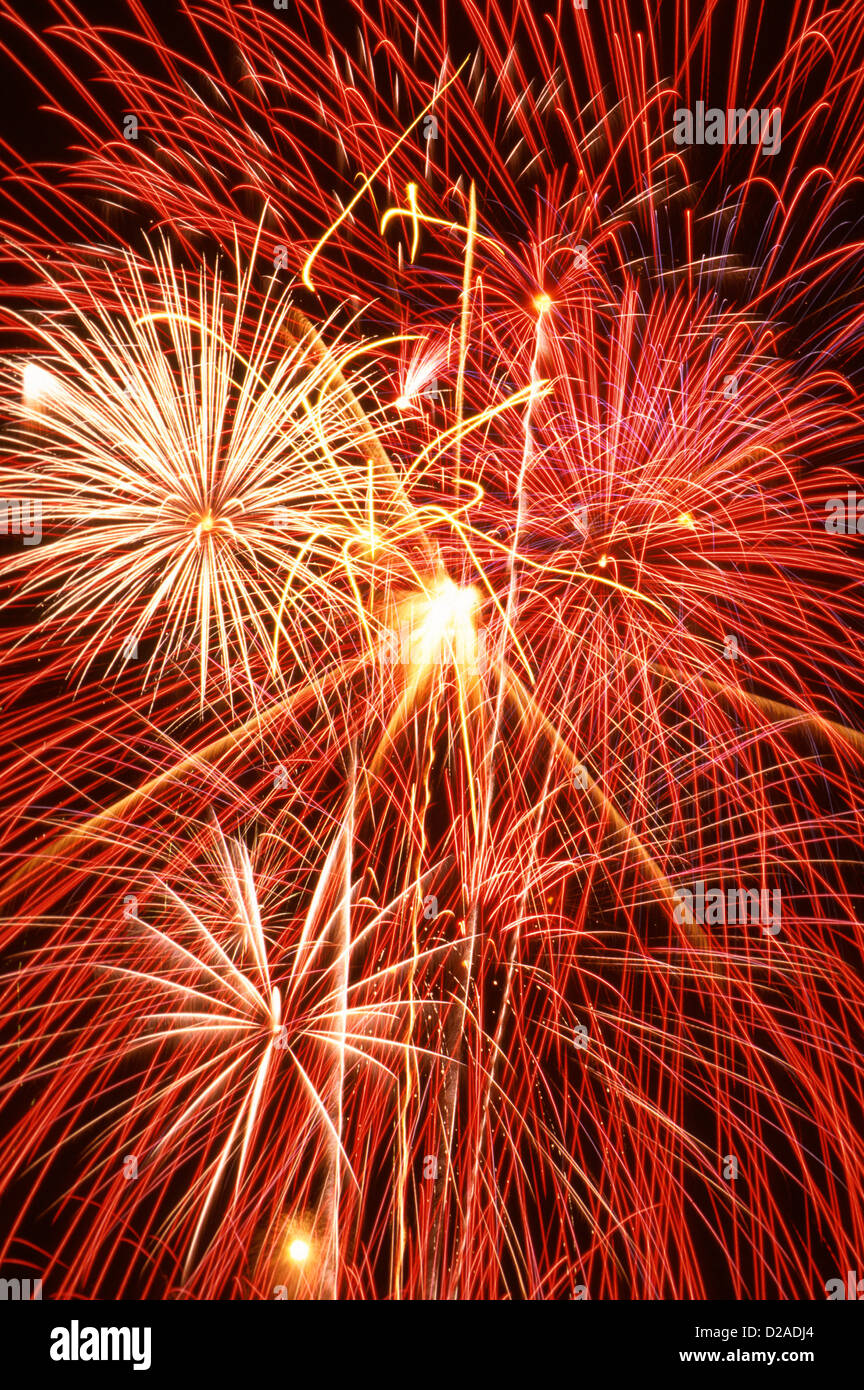 Virginia, Alexandria. Fireworks Stock Photo Alamy