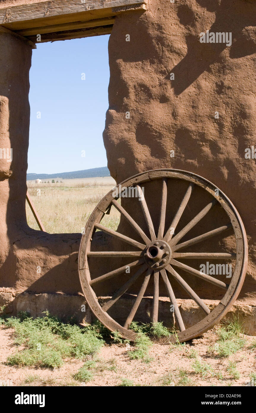 New Mexico, Fort Union National Monument. Established In 1851 As A Guardian And Protector Of The Santa Fe Trail Stock Photo