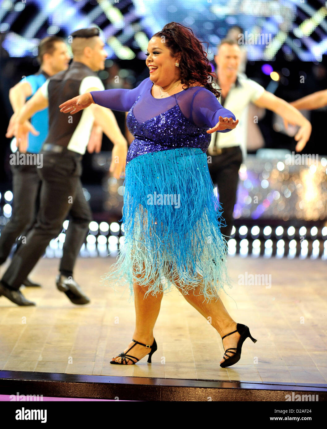 Lisa Riley at the Strictly Come Dancing Tour photocall at the National