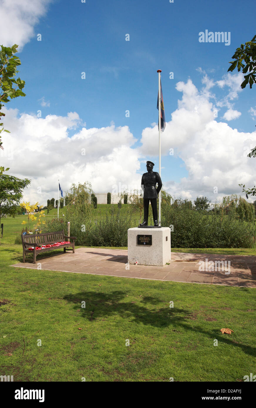 Military Police Memorial. The National Memorial Arboretum, Staffordshire. Stock Photo