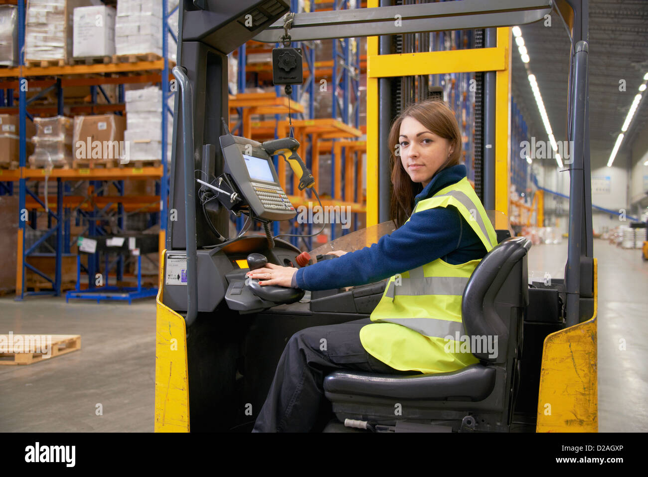 Forklift warehouse hires stock photography and images Alamy