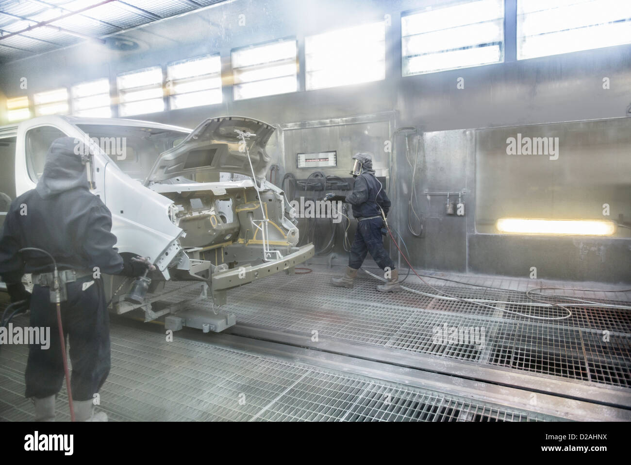 Car assembly line painting hires stock photography and images Alamy