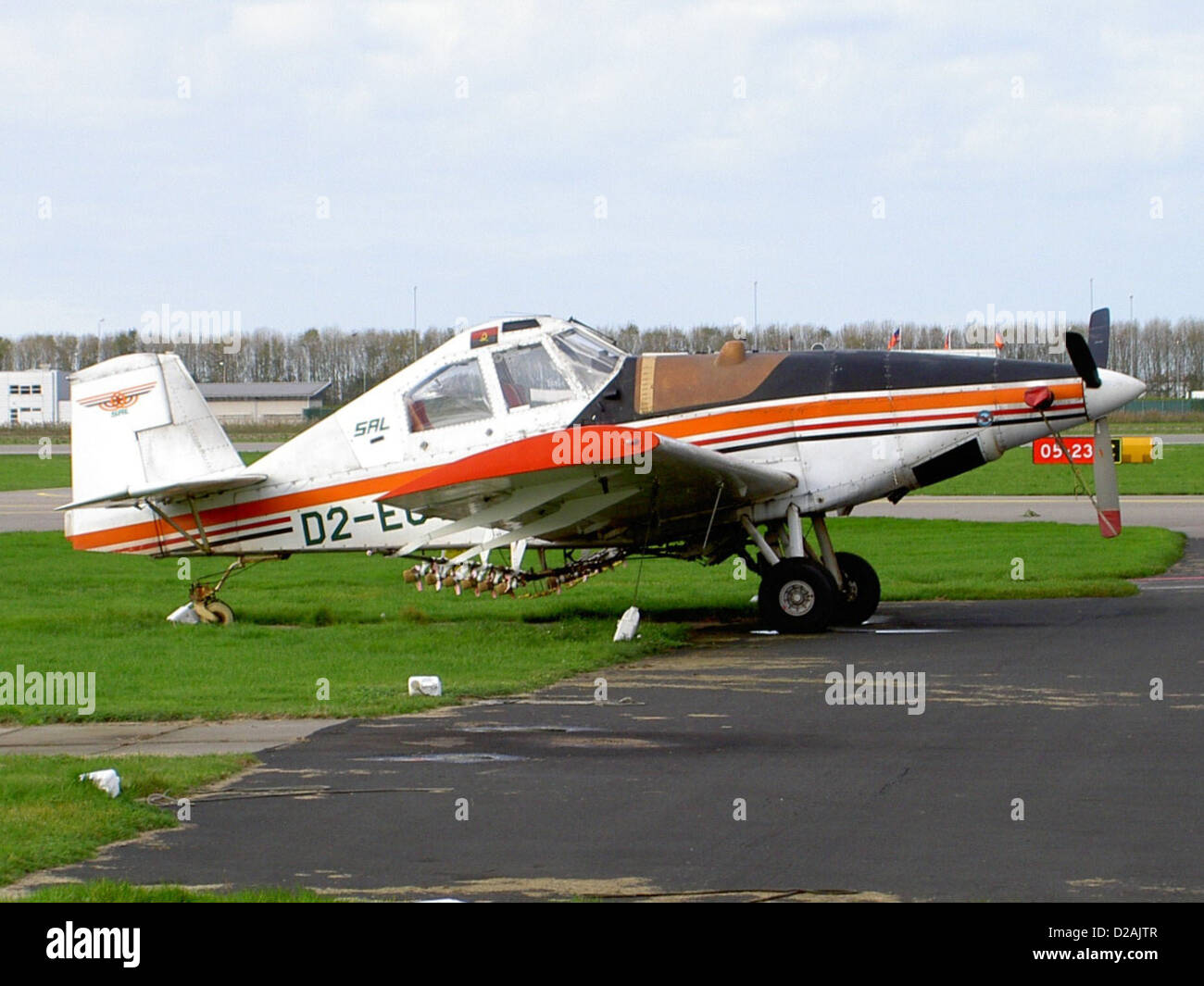 D2ECV, Ayres S2RT34 Turbo Thrush Lelystad (LEY EHLE Stock Photo
