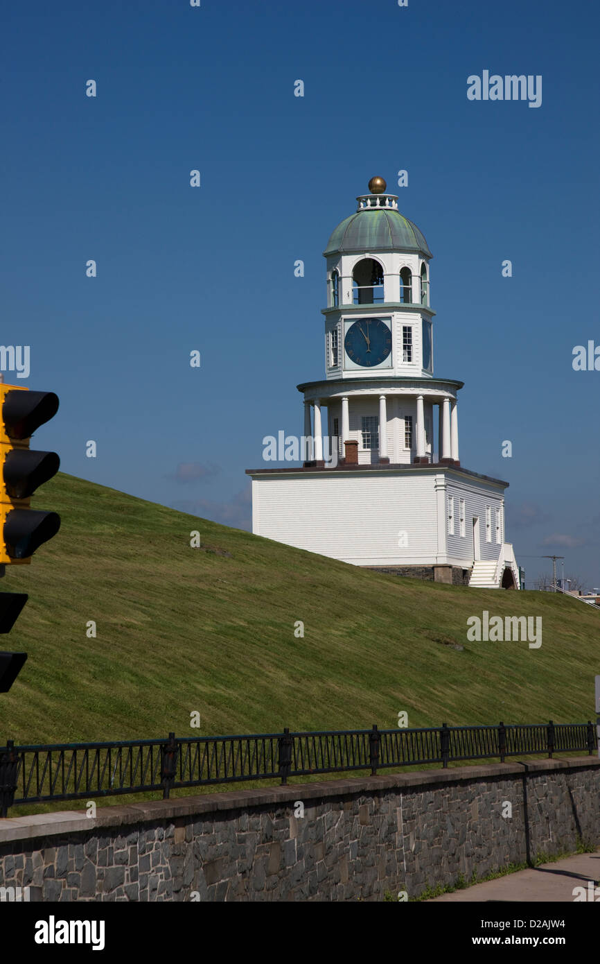 The Citadel Hill clock tower in Halifax, Nova Scotia Stock Photo Alamy