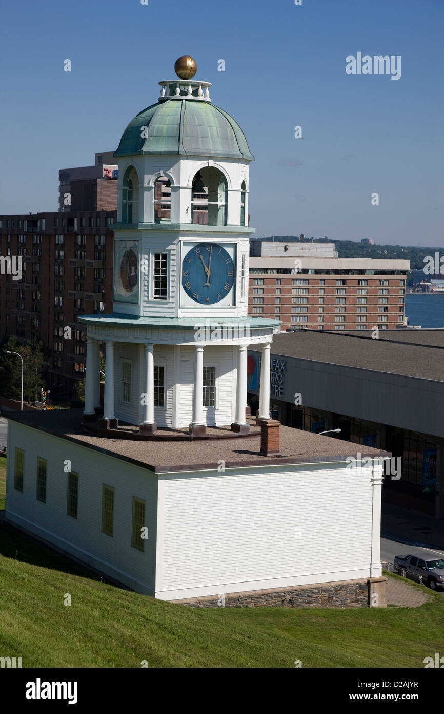 The Citadel Hill clock tower in Halifax, Nova Scotia Stock Photo Alamy