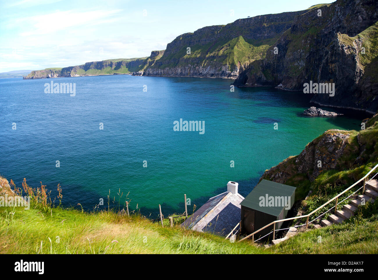 Beautiful bay in at the Atlantic Ocean in Ireland Stock Photo