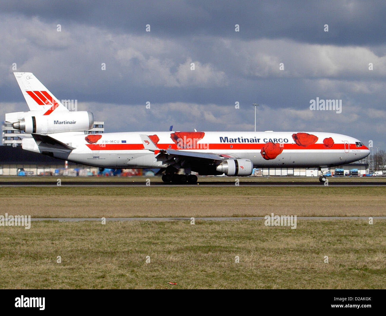 Martinair Cargo McDonnell Douglas MD-11F,  Amsterdam - Schiphol (AMS / EHAM), PH-MCU / CU-550 (cn 48757/606) Stock Photo