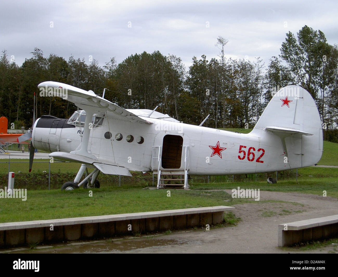 The Antonov AN-2, registration 562, is a Soviet-era single-engine ...