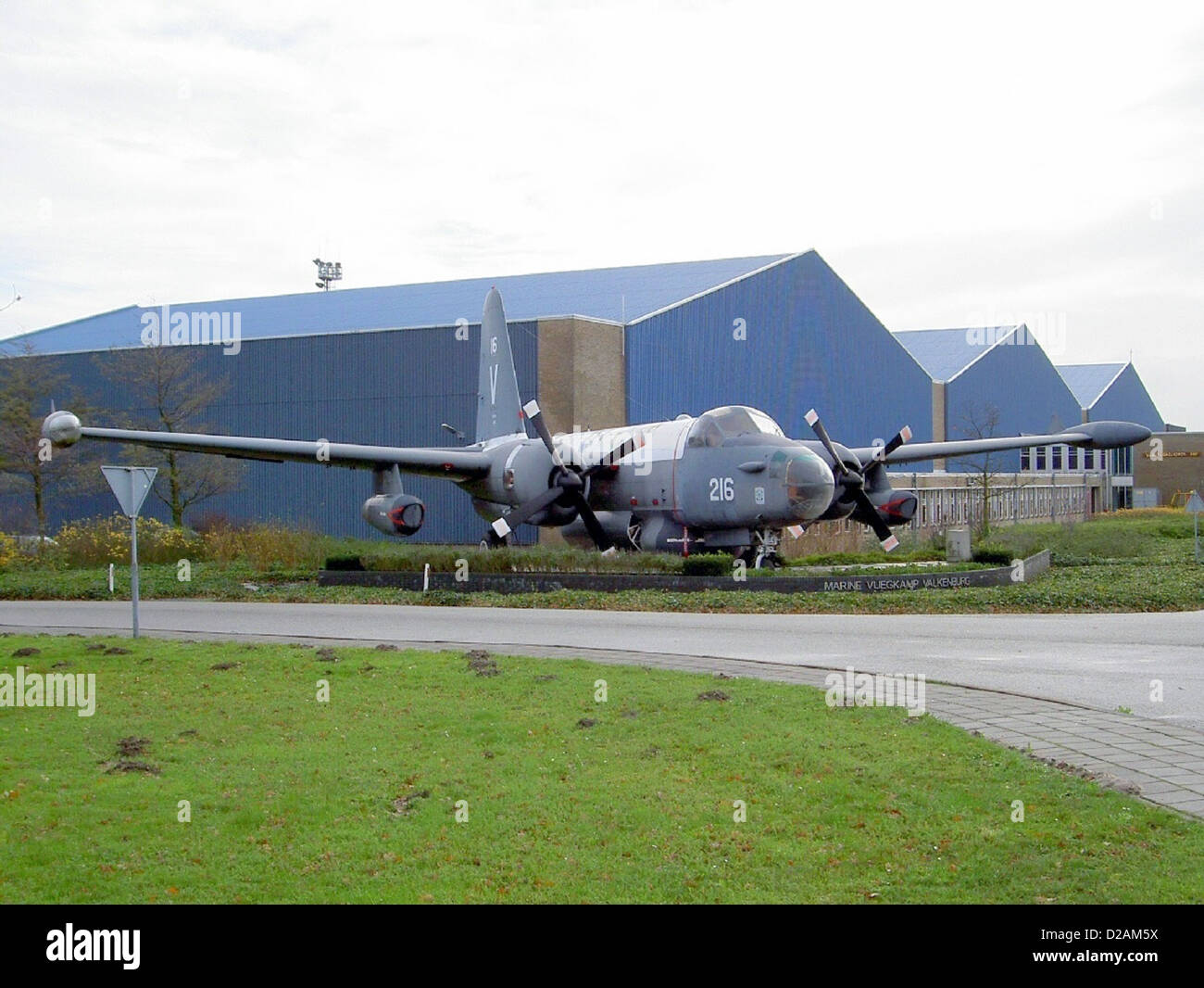 Lockheed Neptune P2V-7 - Royal Netherlands Navy V 216 Valkenburg Air Base (LID - EHVB) Stock Photo