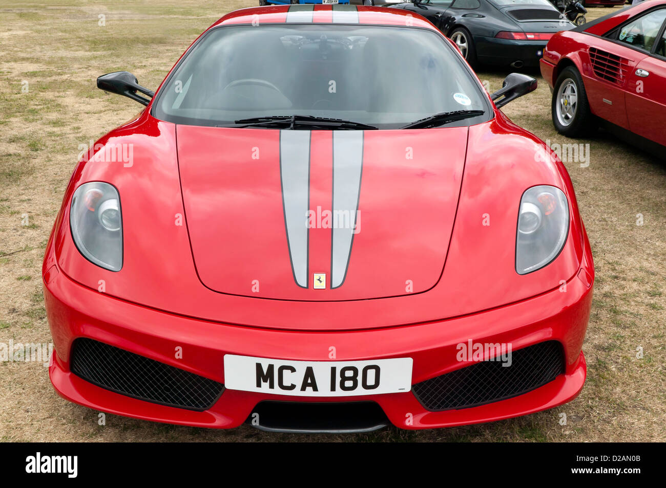 Front View Of A Ferrari 430 Scuderia On Static Display At Motorsport At The Palace 2011 Stock Photo Alamy