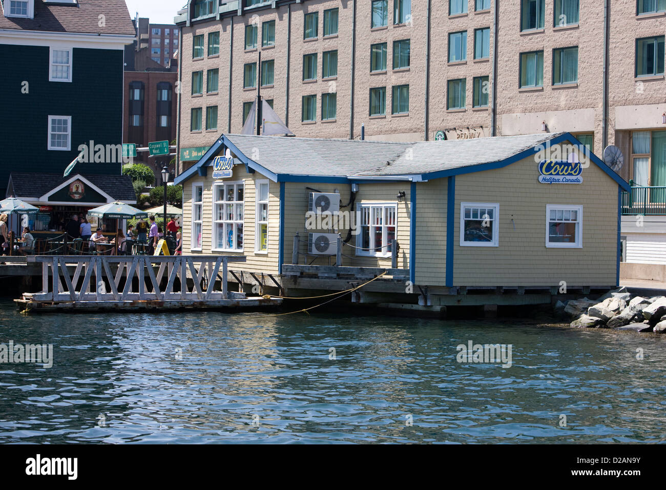 Cow's ice cream shop in Halifax, Nova Scotia, claiming to be Canada's