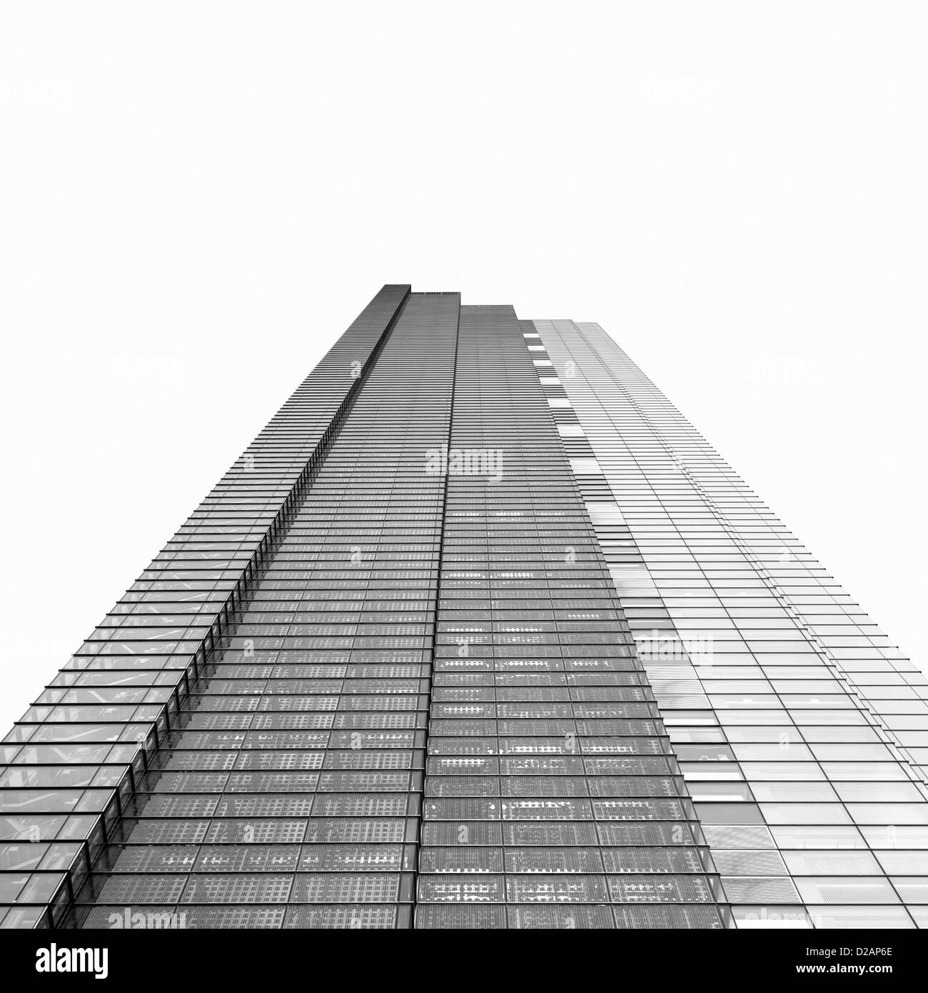 Low angle view of skyscraper Stock Photo