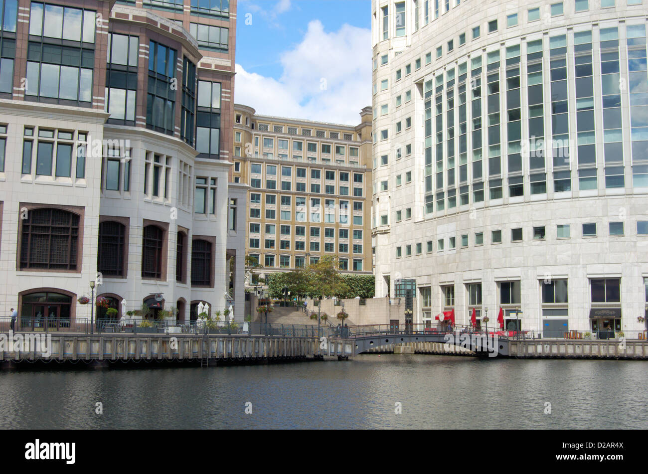 Office buildings at Canary Wharf in London, England Stock Photo - Alamy
