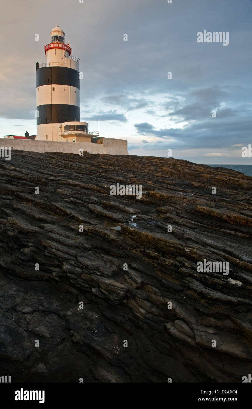 Hook Head Lighthouse in County Wexford in Ireland Stock Photo