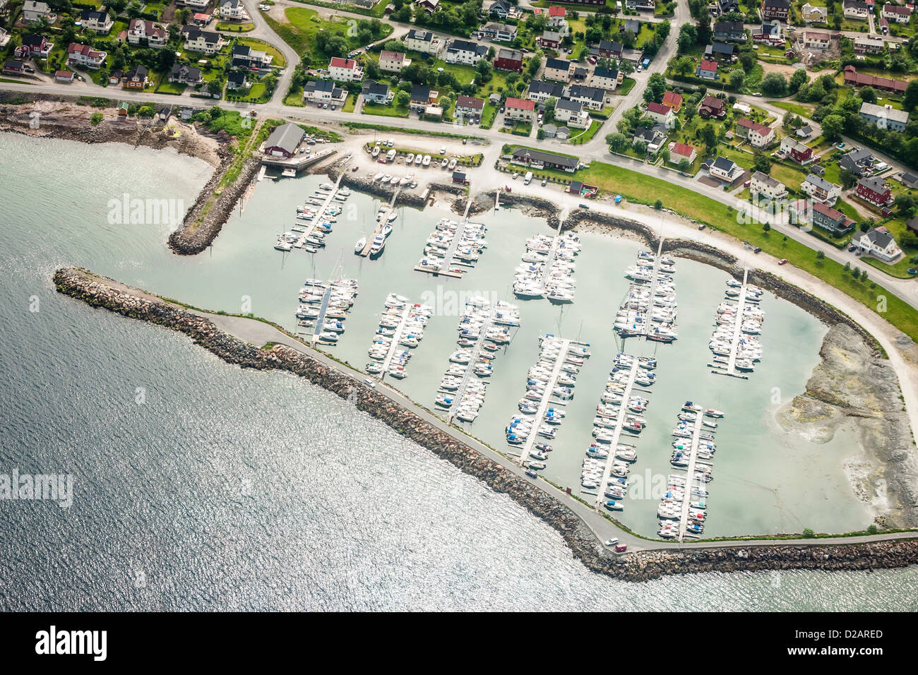 Village and its natural harbor hi-res stock photography and images - Alamy