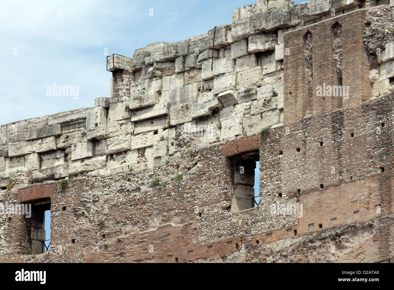 Upper levels of Colosseum, Rome, Italy Stock Photo - Alamy
