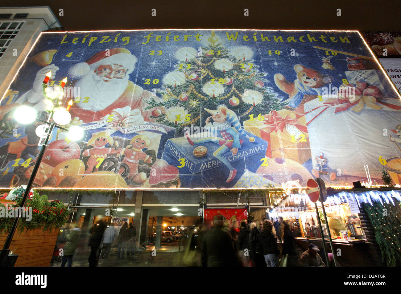 Leipzig Germany The World s Largest Free standing Advent Calendar Leipzig Germany The World s Largest Free standing Advent Calendar