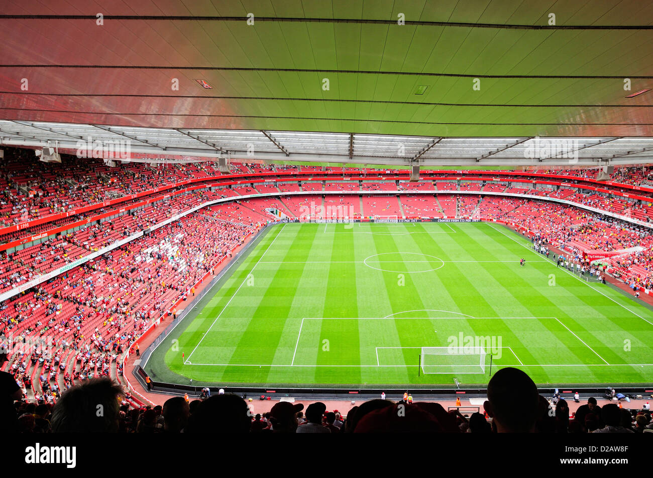 Arsenal Emirates Stadium packed with fans Stock Photo