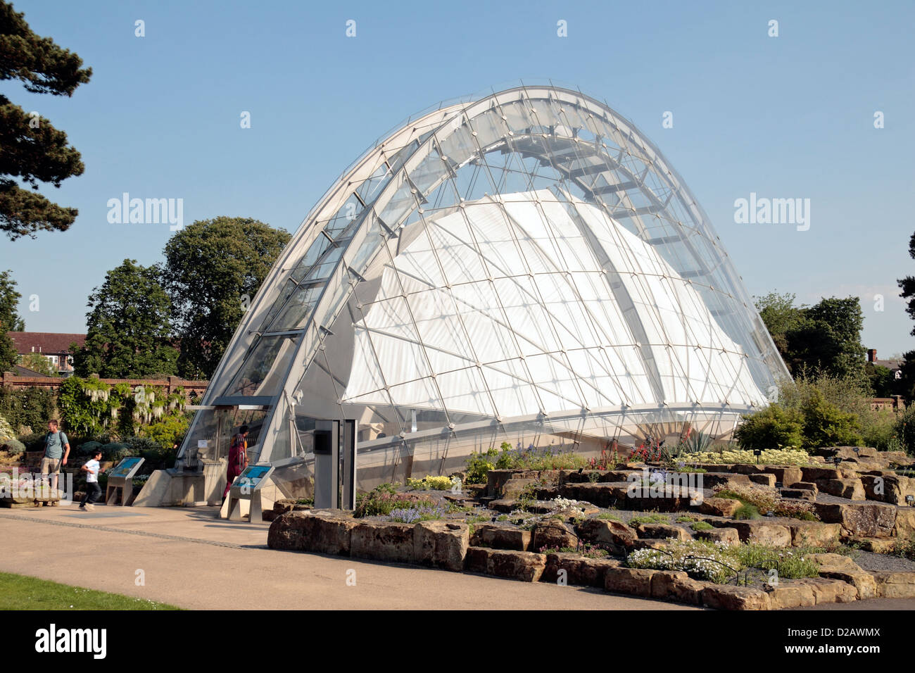The Davies Alpine House in the Royal Botanic Gardens, Kew, London, UK. Stock Photo