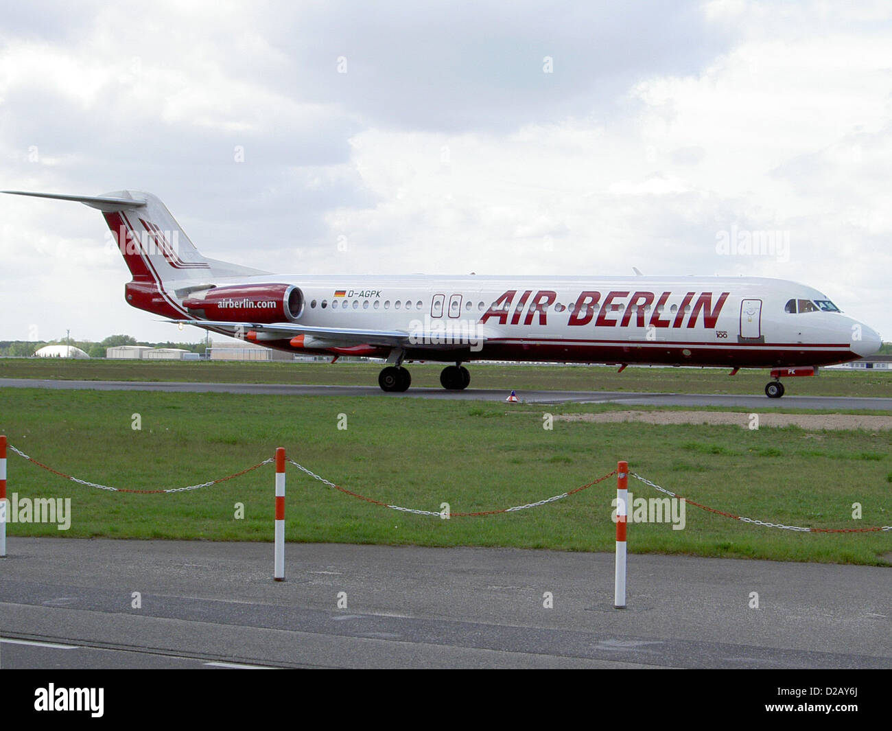 Fokker 100, D-AGPK, Air Berlin (AB / BER Stock Photo