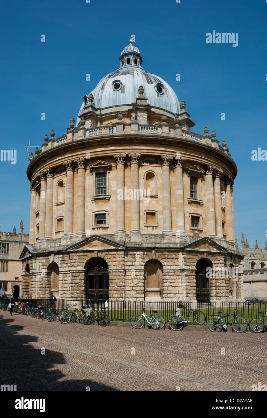 The Radcliffe Camera (built 1737-1749 by James Gibbs) seen from the south-west, Oxford, Oxfordshire, England, UK Stock Photo