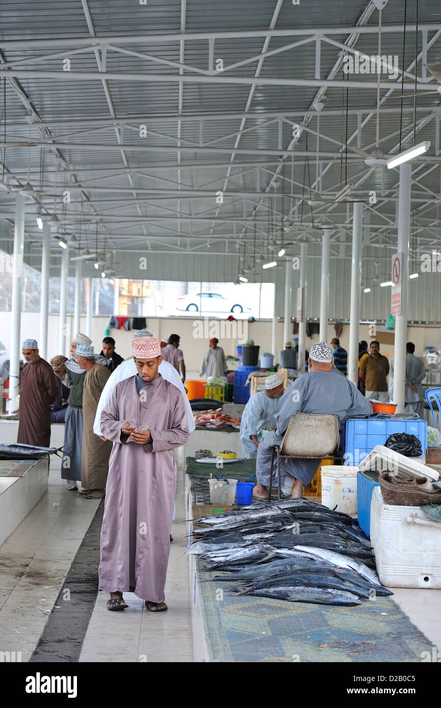 The Mutrah's fish market in Muscat; Oman Stock Photo Alamy