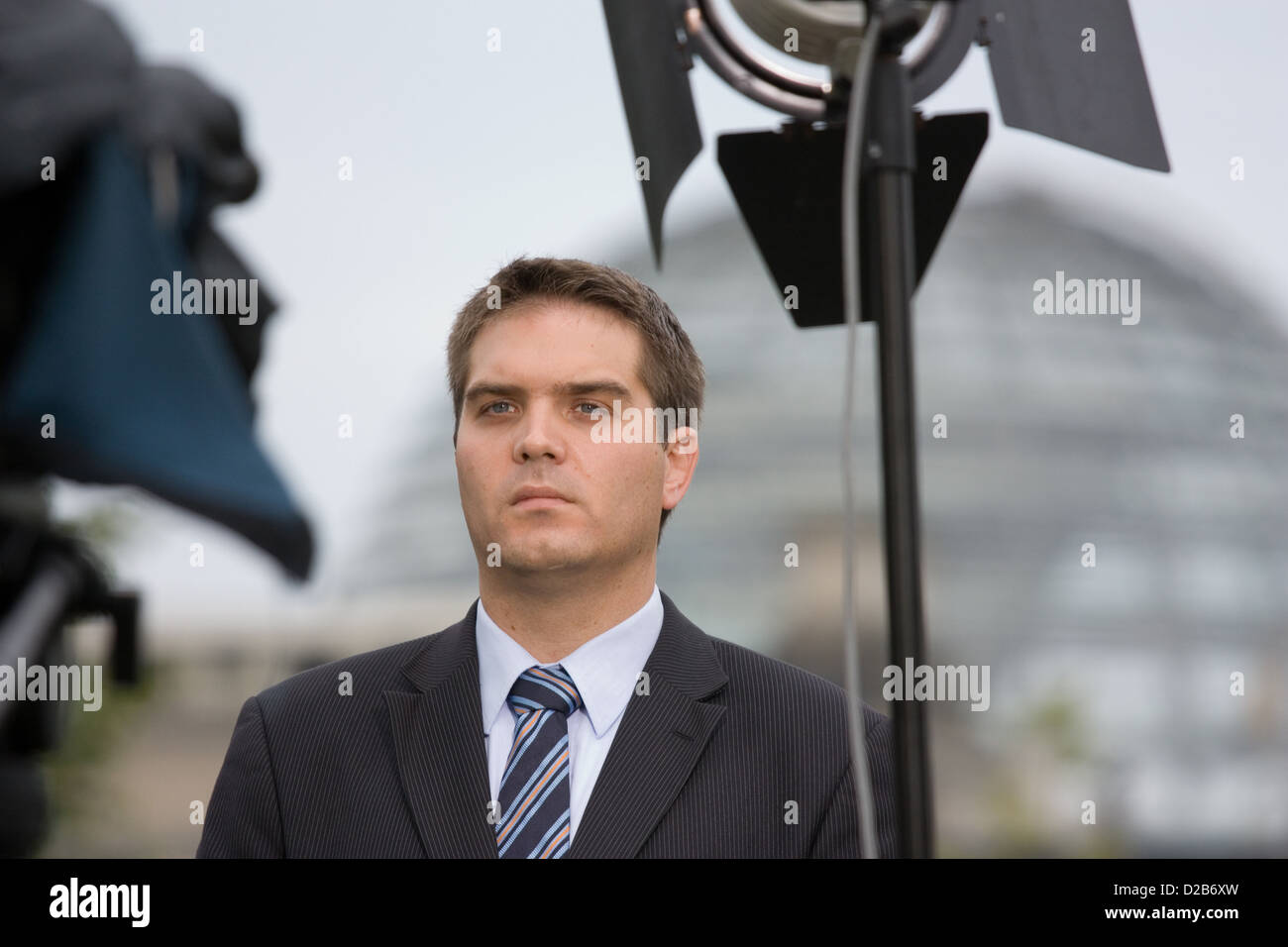 Berlin, Germany, CNN journalist Frederik Pleitgen Stock Photo