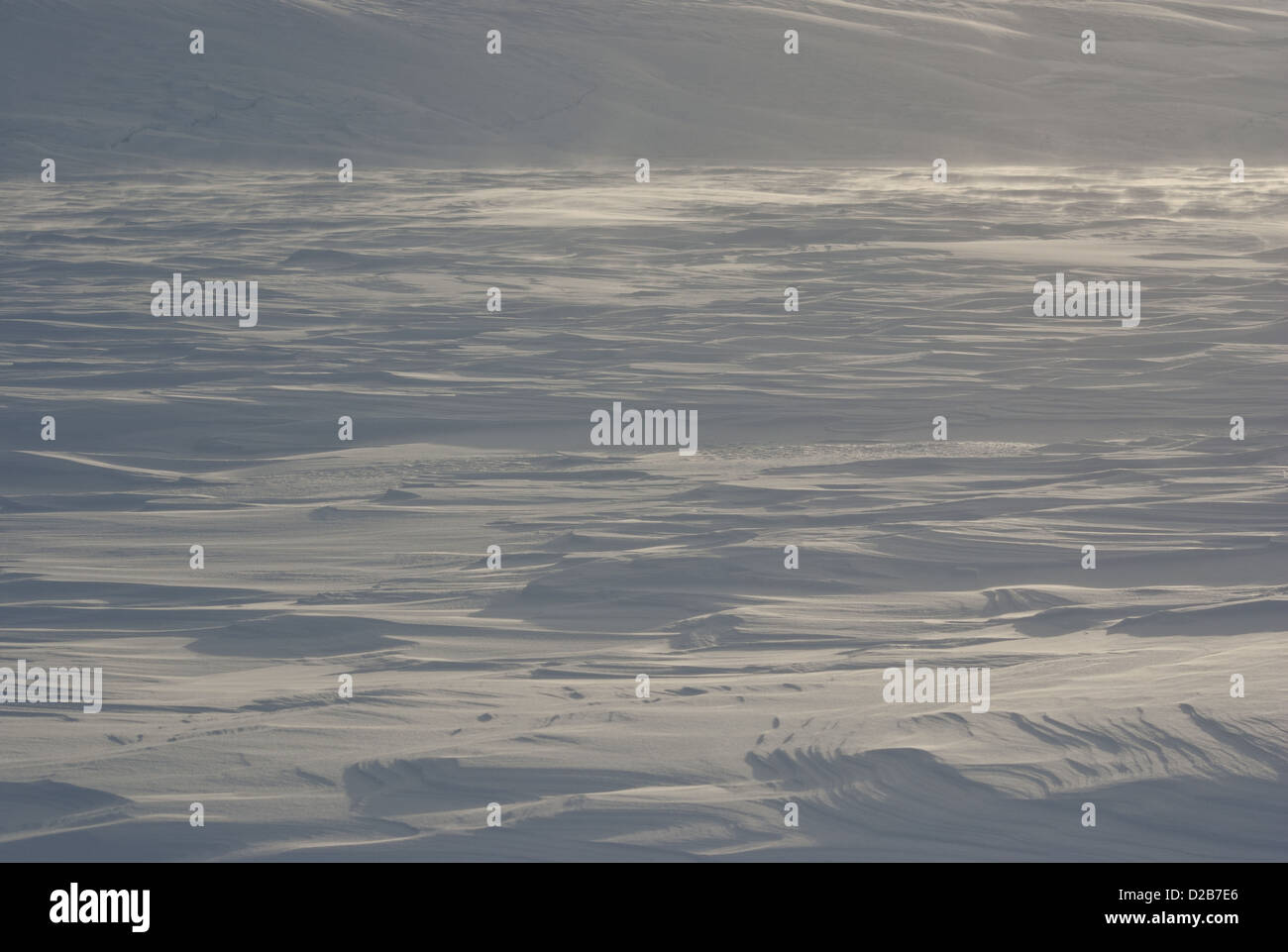 Snow Desert Antakrtiki. Stock Photo