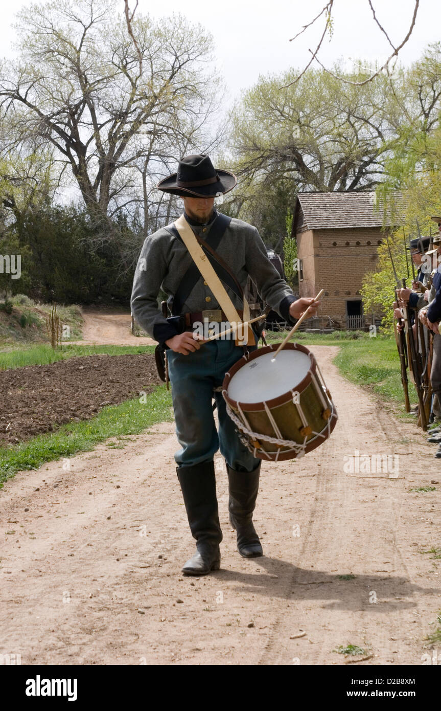 Civil War Reenactment Battles Of Glorieta Pass And Apache Canyon In New