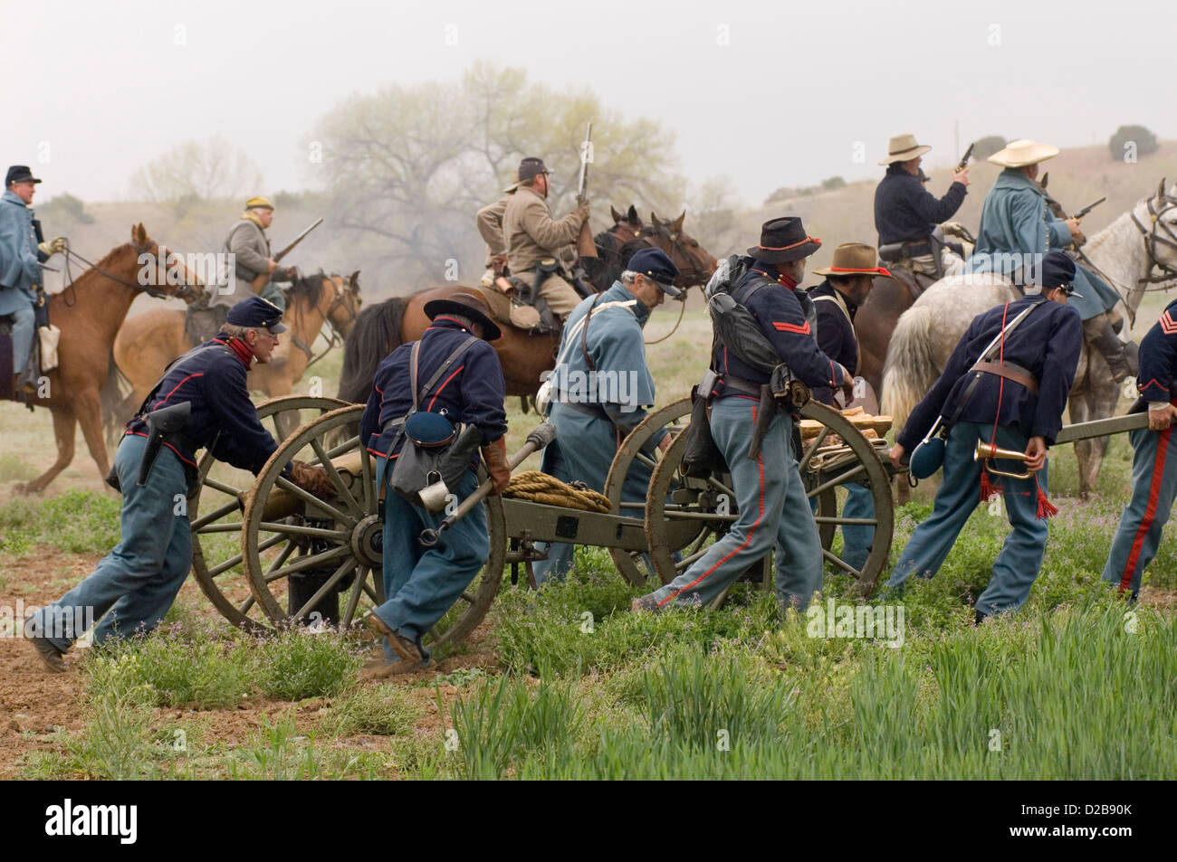 Civil War Reenactment Battles Of Glorieta Pass And Apache Canyon In New Mexico Stock Photo Alamy