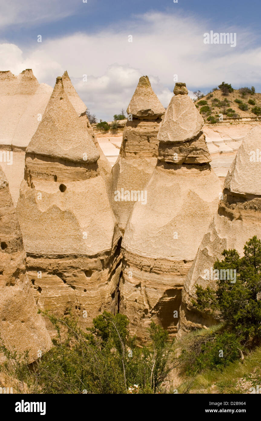 Kasha-Katuwe Tent Rocks National Monument New Mexico Was Designated National Monument In January 17 2001 Cone Shaped Tent Rock Stock Photo