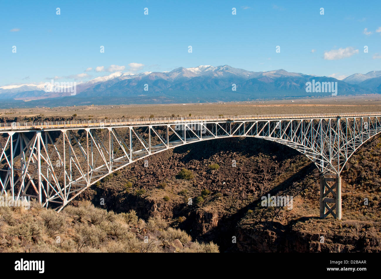 Rio Grande Gorge Bridge North Of Taos, New Mexico Stock Photo - Alamy