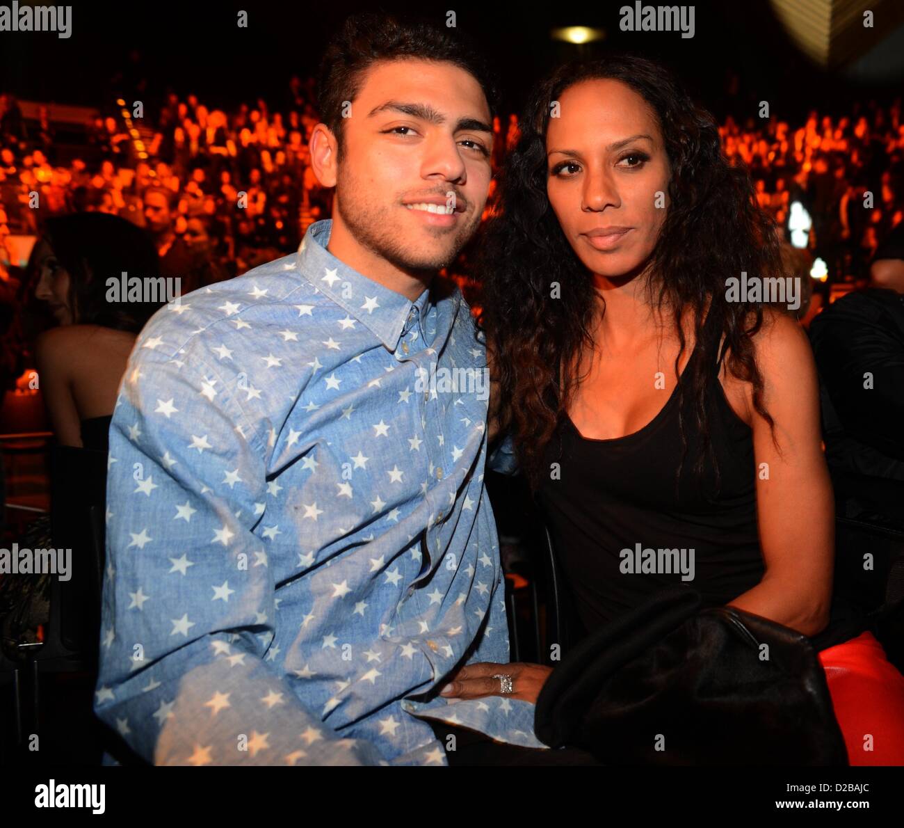 Barbara Becker an her son Noah on his 19th birthday attend Michael