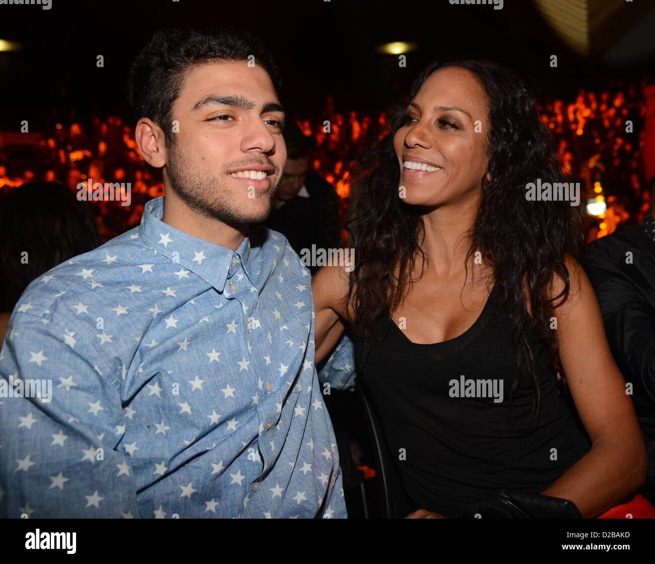 Barbara Becker an her son Noah on his 19th birthday attend Michael