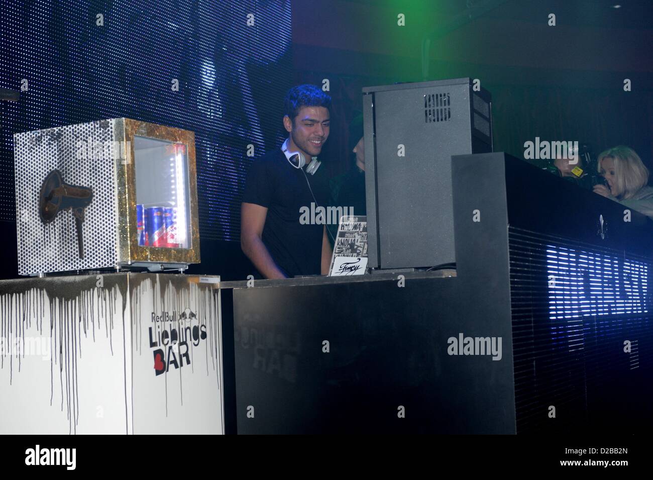 Noah Becker on his 19th birthday as DJ attends the aftershow party on