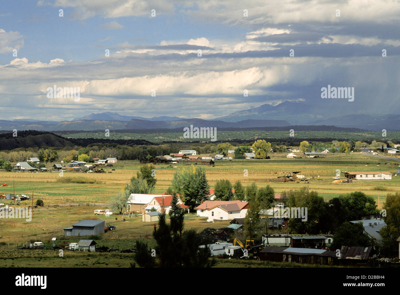 New Mexico. Los Ojos Village Stock Photo Alamy