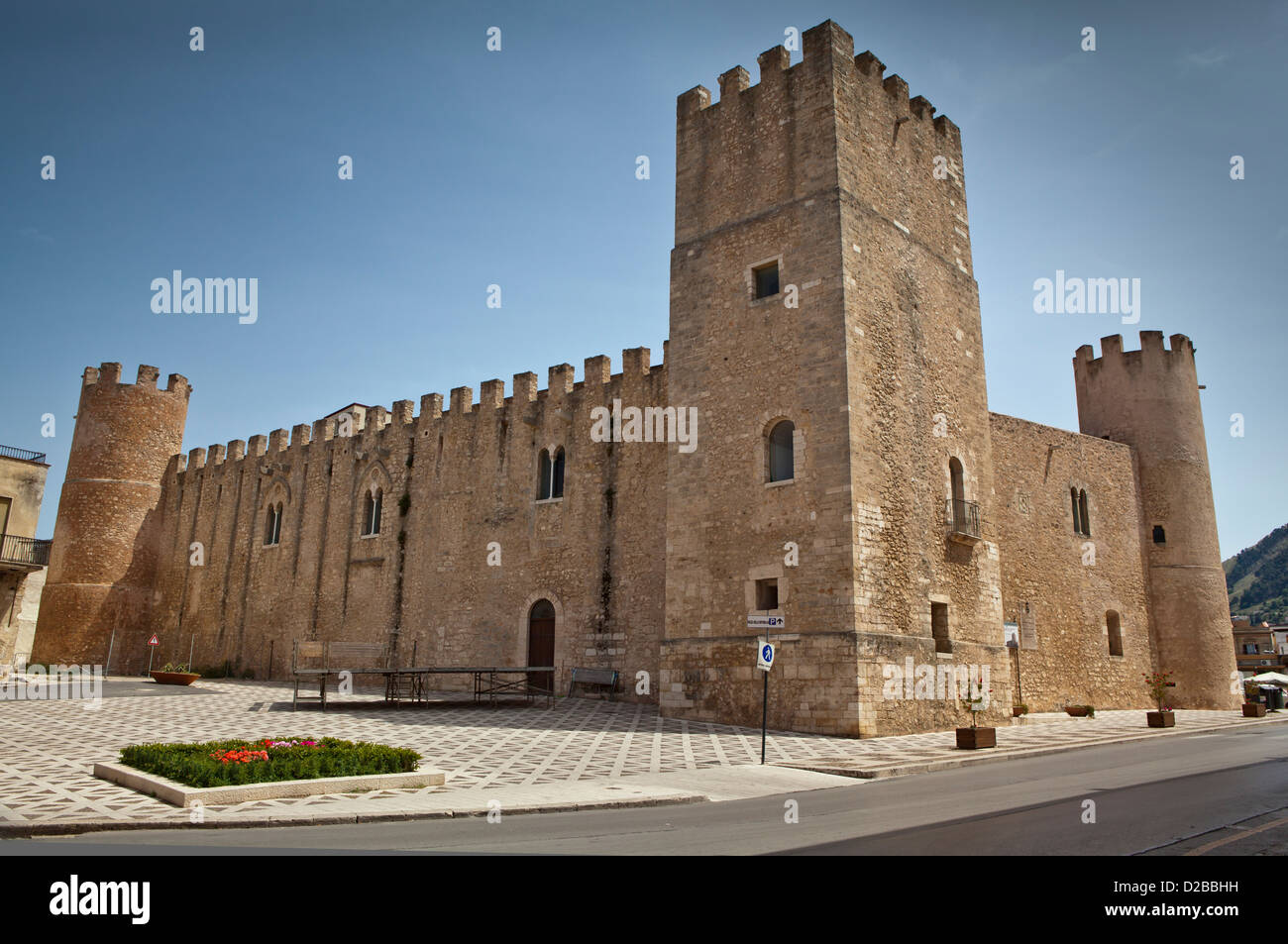 Castello dei Conti di Modica in Alcamo, Sicily Stock Photo Alamy Castello dei Conti di Modica in Alcamo, Sicily Stock Photo Alamy