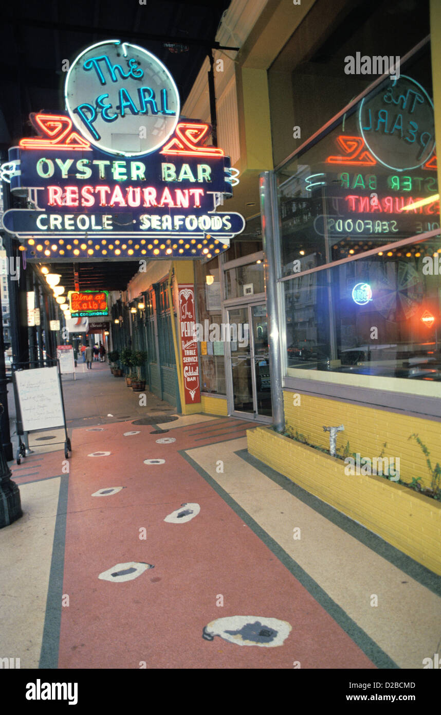 Louisiana, New Orleans. Exterior, The Pearl Oyster Bar Stock Photo Alamy