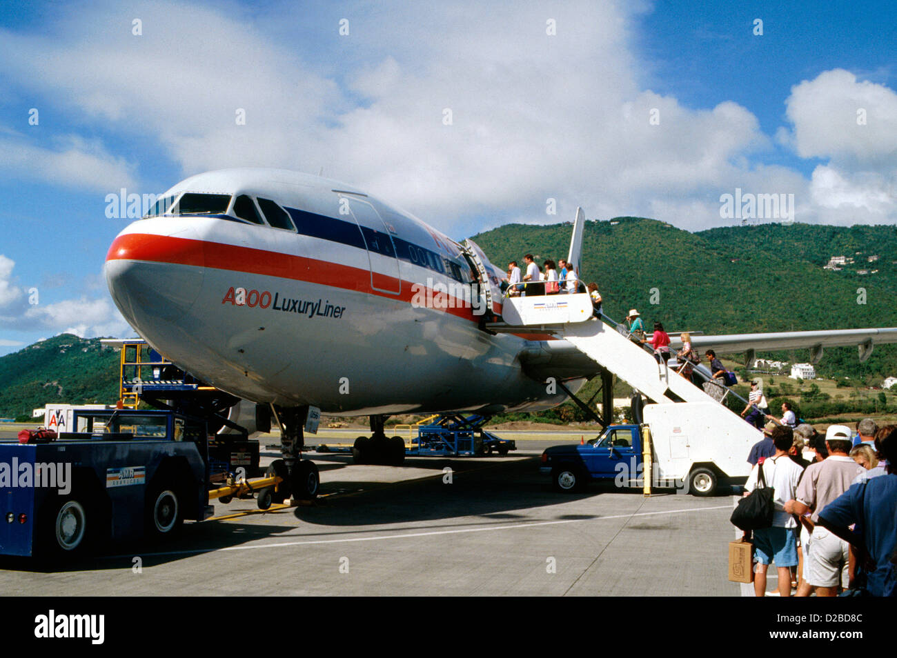 Virgin Islands, St. Thomas, Airport Stock Photo Alamy
