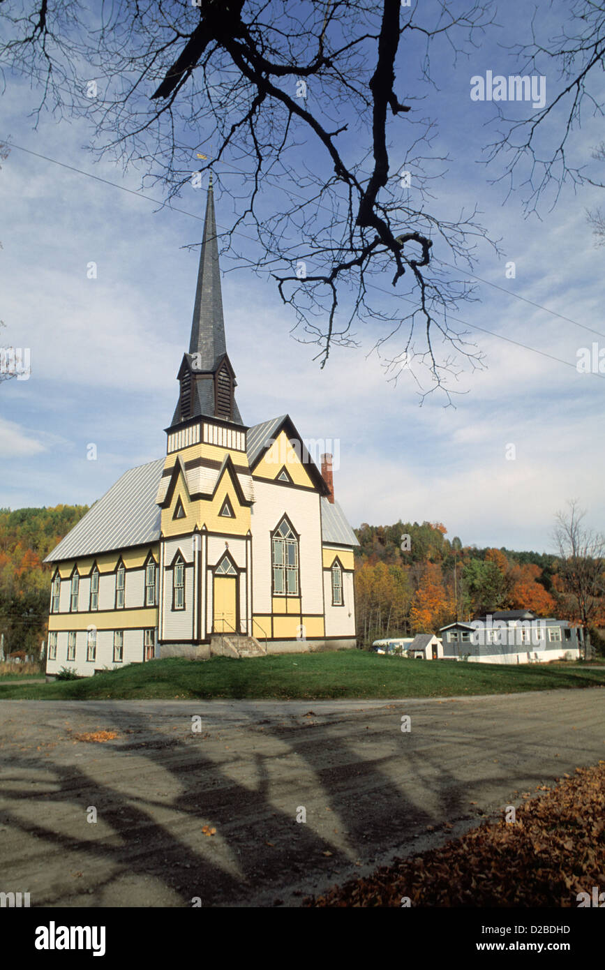 Vermont, East Orange. Church Stock Photo Alamy