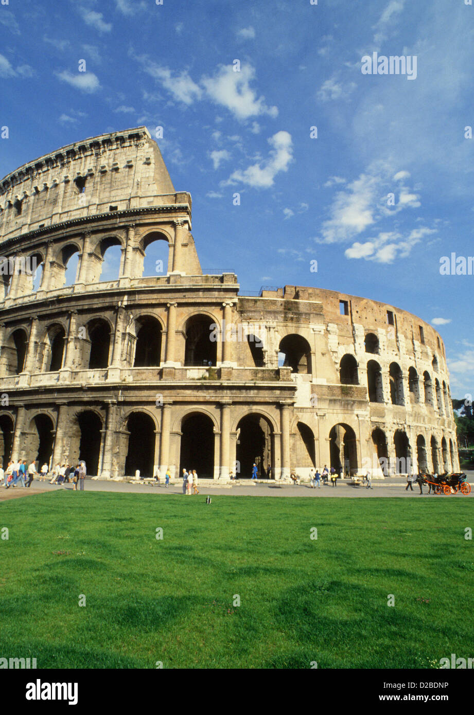 Italy, Rome. The Coliseum Stock Photo