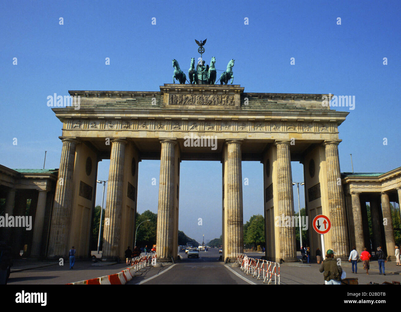 Germany, Berlin. Brandenberg Gate Stock Photo