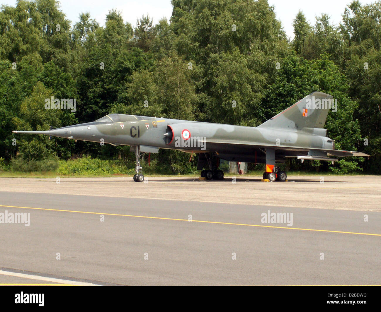 Spotters day Kleine Brogel.Mirage IV at Kleine Brogel Air Base, Belgium Stock Photo