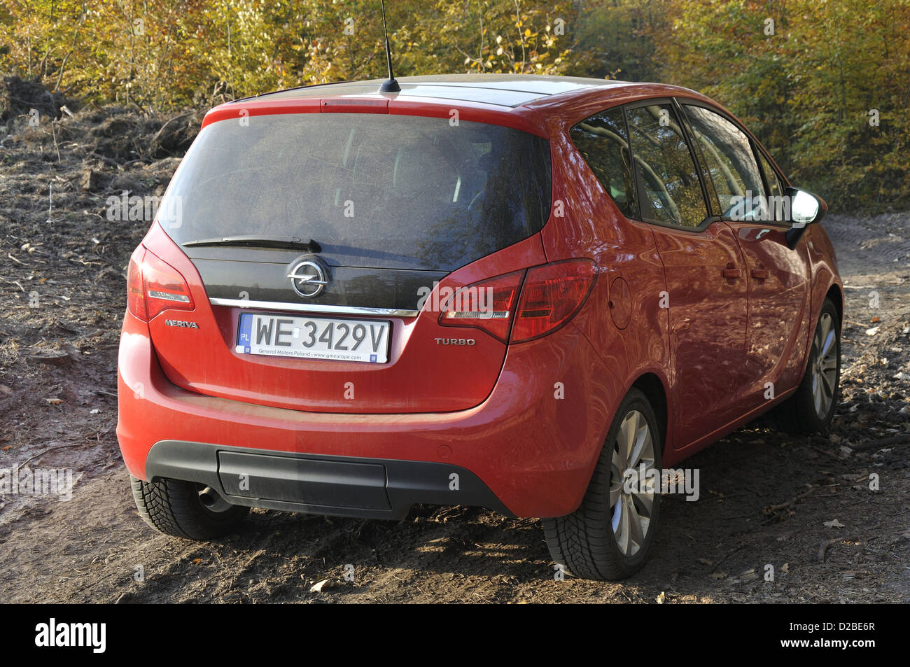 Opel Meriva Ii My 10 Popular German Small Minivan Car Segment Stock Photo Alamy