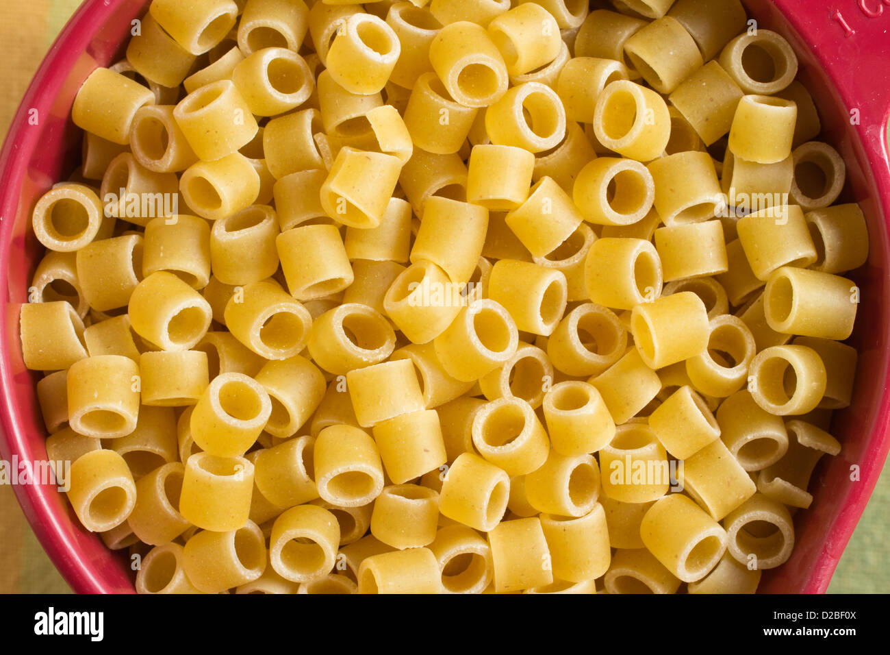 Ditalini A dry pasta shape Stock Photo Alamy