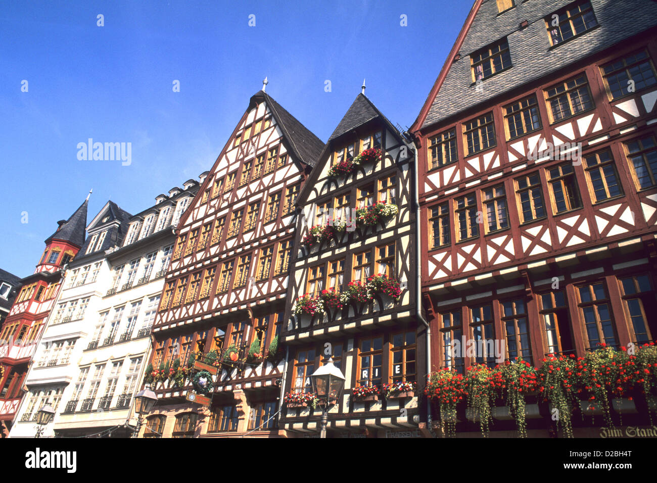 Germany, Frankfurt, Romeberg Square Stock Photo