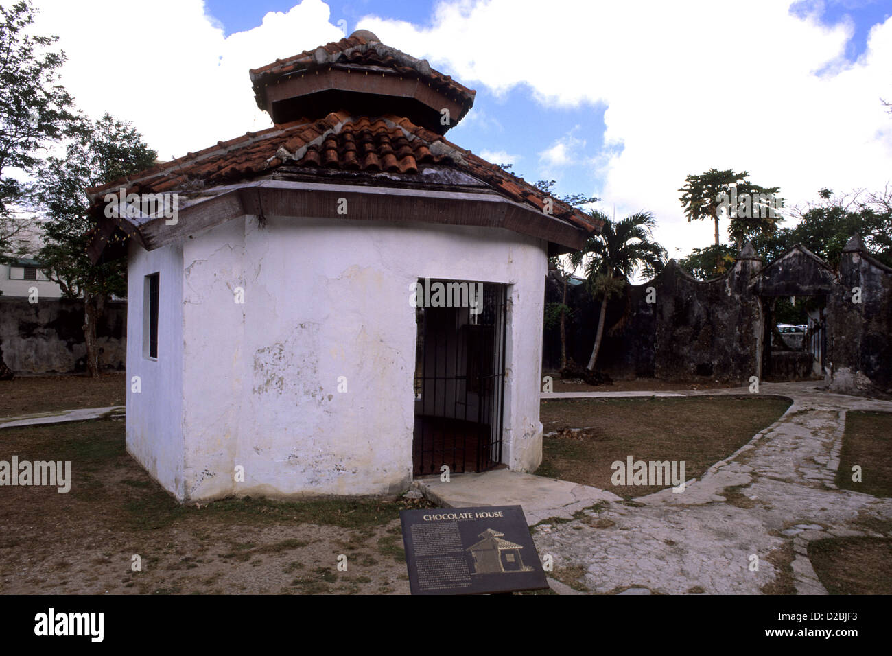 Guam, Hagatna City, Chocolate House At Plaza De Espana Stock Photo Alamy