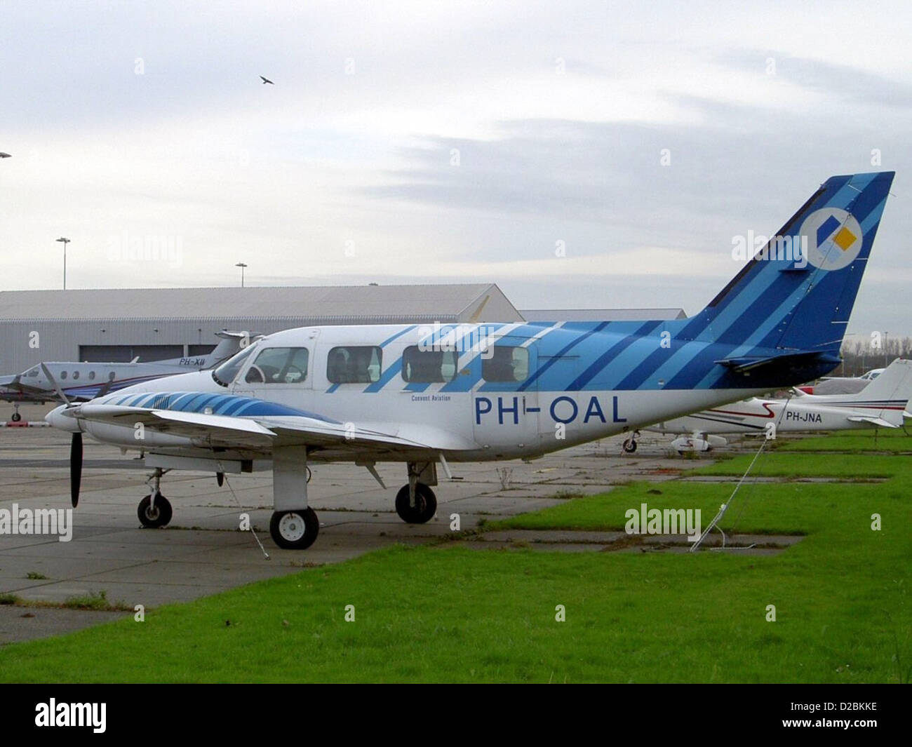 Piper PA-31 PH-OAL at Rotterdam Zestienhoven (RTM - EHRD), The Netherlands Stock Photo