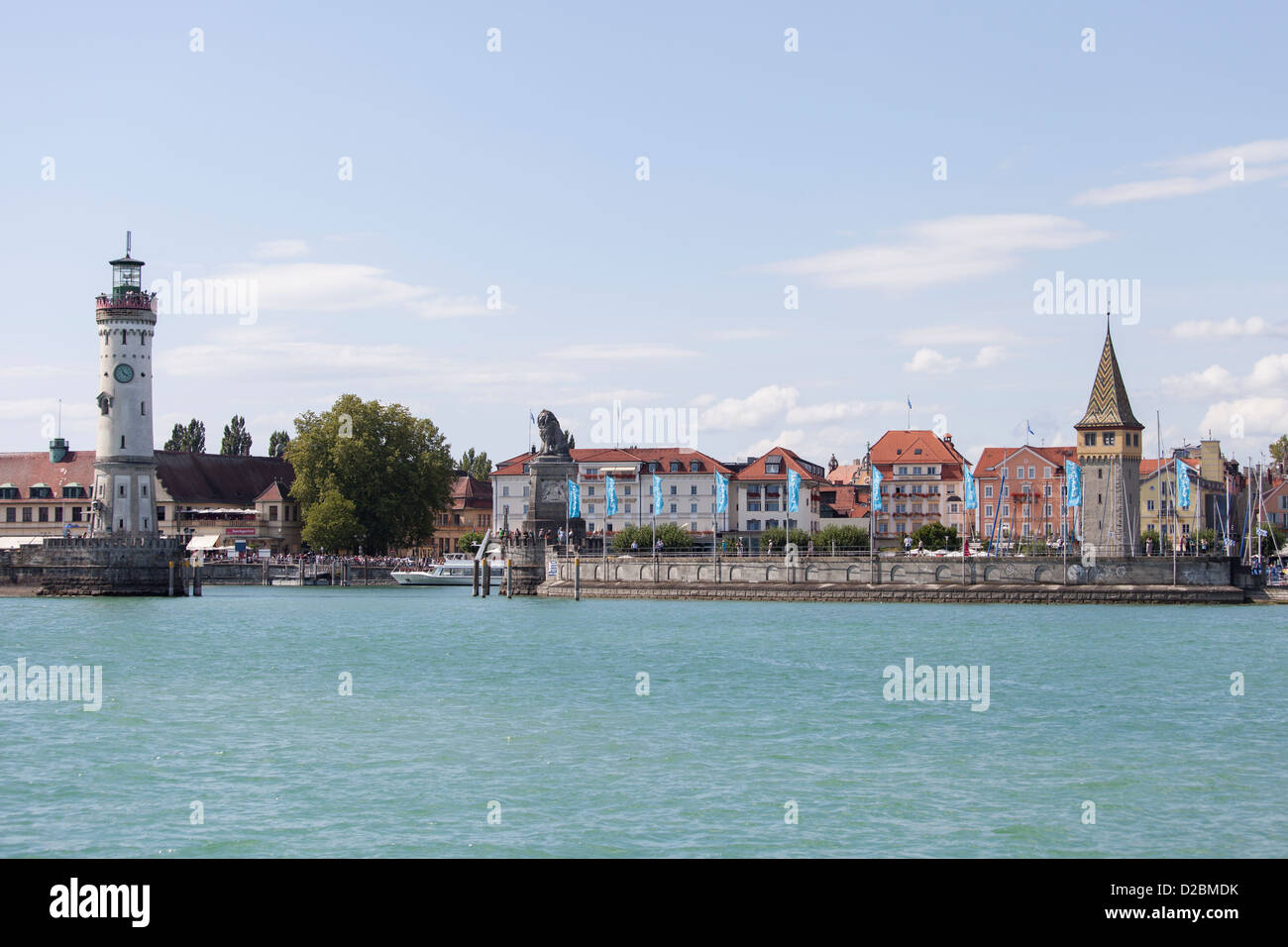 Harbor gate and 'Altstadt' Stock Photo - Alamy